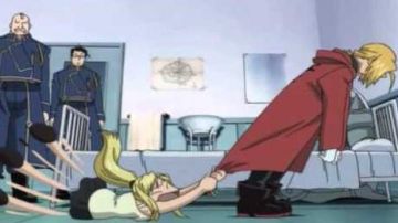 Replica black boots with red heels worn by Elric in Fullmetal Alchemist