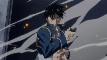 The wig-Roy in Fullmetal Alchemist