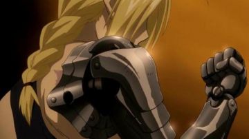 The automail of Elric in Fullmetal Alchemist