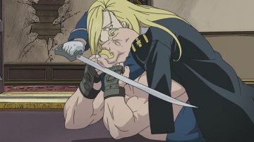 The sword of Olivia in Fullmetal Alchemist