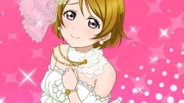 El vestido de novia de Hanayo en Love Live! Proyecto ídolo escolar