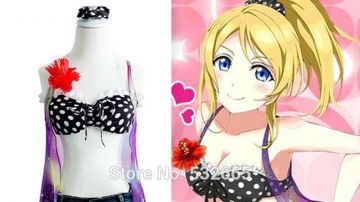 El traje de baño de Eli en Love Live! Proyecto ídolo escolar