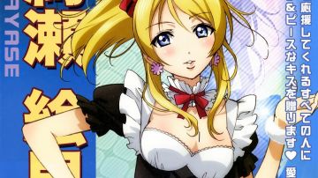 El atuendo de sirvienta de Eli en Love Live! Proyecto ídolo escolar