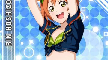 ¡El disfraz casual de cosplay de Rin Hoshizora en Love live! Proyecto de ídolo escolar (Bokura wa Ima no Naka de)