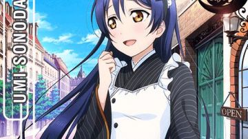 ¡El largo atuendo de sirvienta de Umi en Love Live! Proyecto ídolo escolar