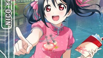 El kimono rosa de Nico Yazawa en Love Live! Proyecto ídolo escolar