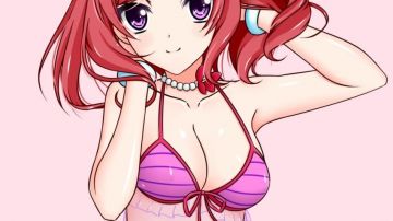 El traje de baño de Nishikino Maki en Love Live! Proyecto ídolo escolar