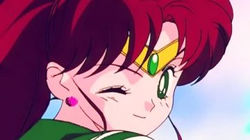 The earrings of Sailor Jupiter in Sailor Moon