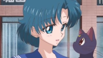 Earrings for Sailor Mercury in Sailor Moon