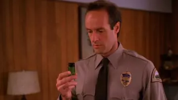 The crest of the Sheriff's department in Twin Peaks