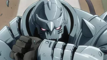 La estatuilla de Alphonse Elric en Fullmetal Alchemist