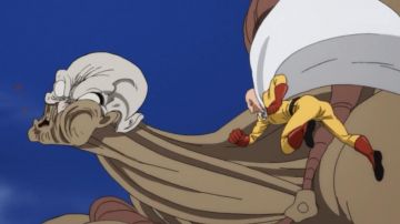 La réplique des bottes rouges portées par Saitama dans One-Punch Man