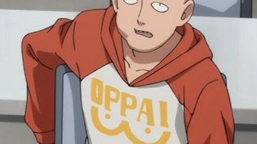 La sudadera con capucha de Saitama en One-Punch Man