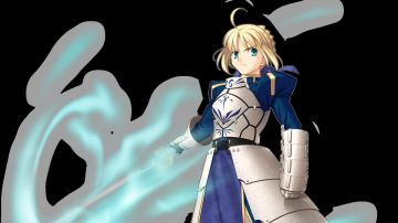 La estatuilla de Saber en FATE/STAY Night