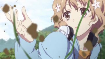 the audio headset of Matsumae in Hanasaku Iroha