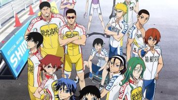 The wig yusuke in Yowamushi Pedal