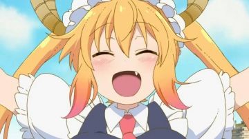 Tooru cosplay en Kobayashi-san Chi no Maid Dragon
