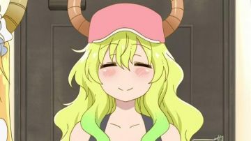 La peluca de Lucoa en Kobayashi-san Chi no Maid Dragon	