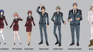 The uniform of Soichiro in the Active Raid - Kidou Kyoushuushitsu Dai-Hakkei