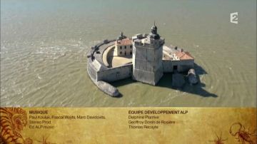 Fort Louvois al pie del puente de la isla de Oléron en los créditos finales de Fort Boyard