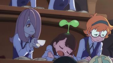 The wig rose has sucy in Little Witch Academia