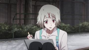 The replica tattoos of Suzuya Juuzou in Tokyo Ghoul S02E06