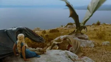 The boots of Daenerys Targaryen (Emilia Clarke) in Game of Thrones S04E01