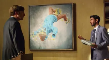 The table "Flippin’ Jimmy" Miles Toland in Better Call Saul S02E03