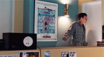 The poster of the film "Meatballs" in Sex Friends