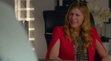 The red cape, Bcbg Maxazria of Josslyn Carver (Jes Macallan) in Mistresses