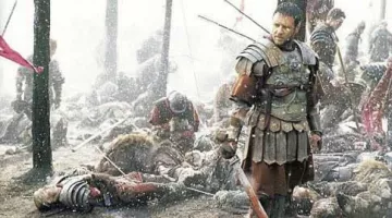 The replica of the sword of Maximus (Russel Crowe) in Gladiator