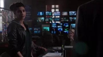 Le blouson Gabriella Rocha de Alex Parrish (Priyanka Chopra) dans Quantico