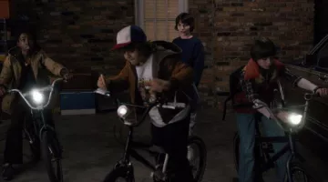 Les BMX de Mike, Dustin, Will et Lucas dans Stranger Things