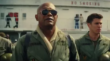 The Ray-Ban of Lieutenant Colonel Packard (Samuel L. Jackson) in Kong : Skull Island