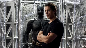 La véritable Batsuit de Bruce Wayne / Batman (Christian Bale) dans The Dark Knight Rises