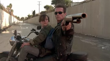 The real rifle Winchester Arnold Schwarzenegger in Terminator 2