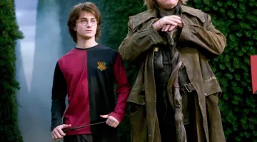 The wand of Harry Potter (Daniel Radcliffe) in Harry Potter and the goblet of fire