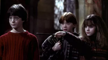 La varita mágica de Hermione Granger (Emma Watson) en Harry Potter en la Escuela de Hechiceros