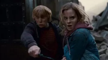 The magic wand of Ron Weasley (Rupert Grint) in Harry Potter and the Deathly hallows