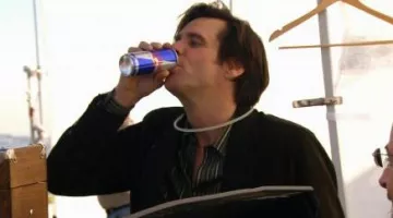 The energy drink Red Bull, Jim Carrey in Yes Man