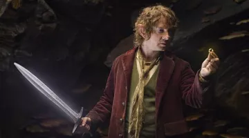 L'anneau unique de Bilbon Sacquet (Martin Freeman) dans The Hobbit