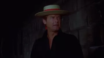 The hat venetian James Bond (Roger Moore) in Moonraker