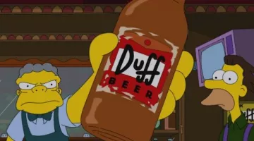 La bière fictive Duff des Simpson