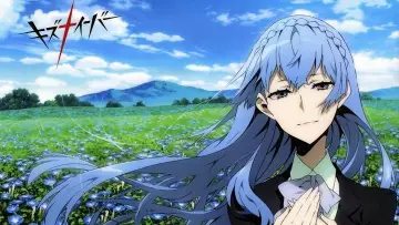 The wig Sonozaki Noriko in Kiznaiver
