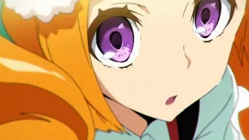 The wig Niko + Ponpon in his hair in Kiznaiver