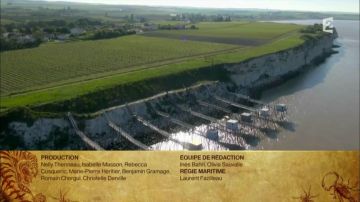 Los acantilados y carrelets de Talmont-sur-Gironde en los créditos finales de Fort Boyard