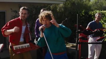 Keyboard, Yamaha SHS-10 red vintage Sebastian Wilder (Ryan Gosling) in the The Land