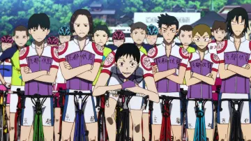 La réplique du maillot de cyclisme de l'équipe de Kyoto dans Yo­wa­mu­shi Pe­dal