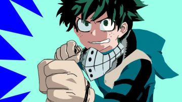 Figurine of Izuku Midoriya from My Hero Academia