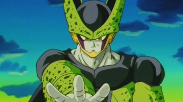 The figurine Funko Pop Cell in green in Dragon Ball Z